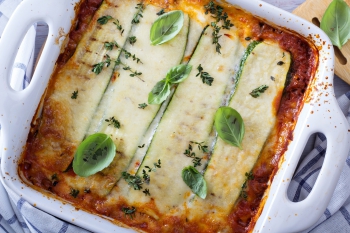 Cukkinis lasagne