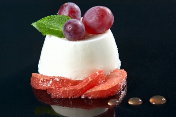 Szőlős panna cotta